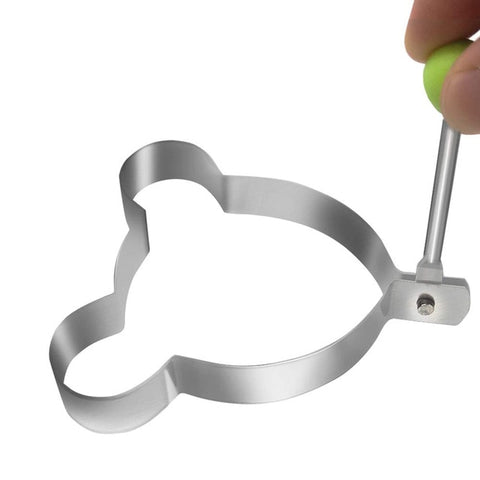 Image of 1pc Stainless Steel Fried Egg Shaper Pancake Mould Omelette Mold Frying Egg Cooking Tools Kitchen Accessories Gadget