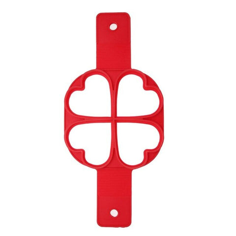 Image of Silicone Pancake Maker Egg Ring Maker Nonstick Frying Egg Mold Round/Square/Heart/Flower Shape Pancake Mold DIY Cooking Tool Hot