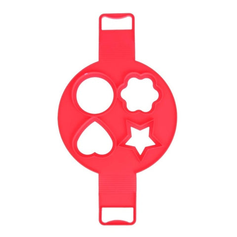 Image of Silicone Pancake Maker Egg Ring Maker Nonstick Frying Egg Mold Round/Square/Heart/Flower Shape Pancake Mold DIY Cooking Tool Hot