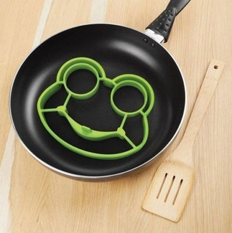 Image of Hot Breakfast Fried Egg Mold Silicone Pancake Egg Ring Shaper Funny Cooking Tool