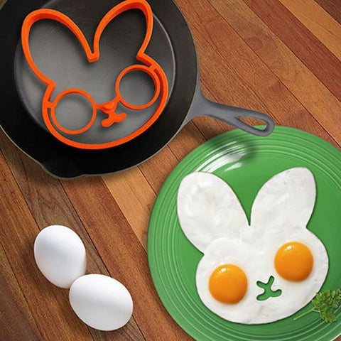 Image of Hot Breakfast Fried Egg Mold Silicone Pancake Egg Ring Shaper Funny Cooking Tool