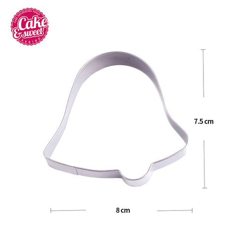 Image of Christmas Cookie Cutters Stainless Steel Cute Animal Candy Shape Biscuit Mold DIY Fondant Pastry Decorating Baking Cooking Tools