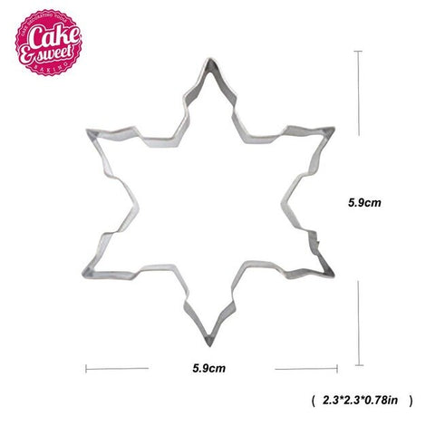 Image of Christmas Cookie Cutters Stainless Steel Cute Animal Candy Shape Biscuit Mold DIY Fondant Pastry Decorating Baking Cooking Tools