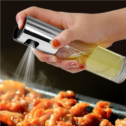 Image of BBQ Baking Olive Oil Spray Bottle Oil Vinegar Spray Bottles Water Pump Gravy Boats Grill BBQ Sprayer BBQ Kitchen Tools Salad