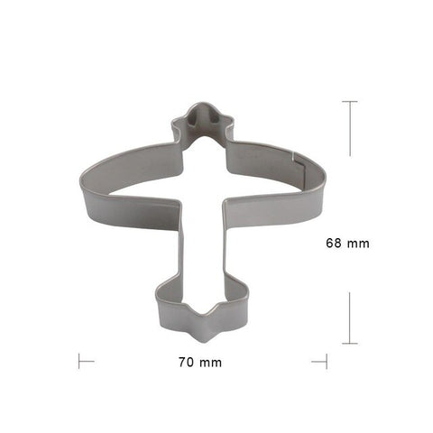 Image of Christmas Cookie Cutters Stainless Steel Cute Animal Candy Shape Biscuit Mold DIY Fondant Pastry Decorating Baking Cooking Tools