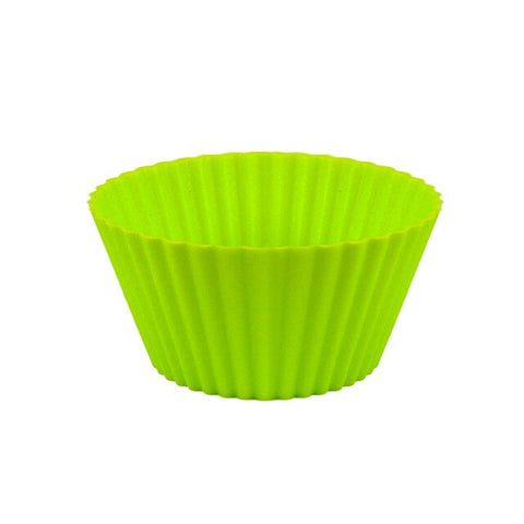 Image of 1pc DIY Round Shaped Silicone Cake Baking Molds Cake Mold Silicone Cupcake Cup Cooking Tools