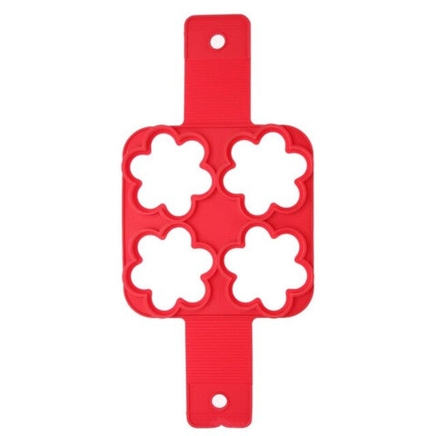 Image of Silicone Pancake Maker Egg Ring Maker Nonstick Frying Egg Mold Round/Square/Heart/Flower Shape Pancake Mold DIY Cooking Tool Hot
