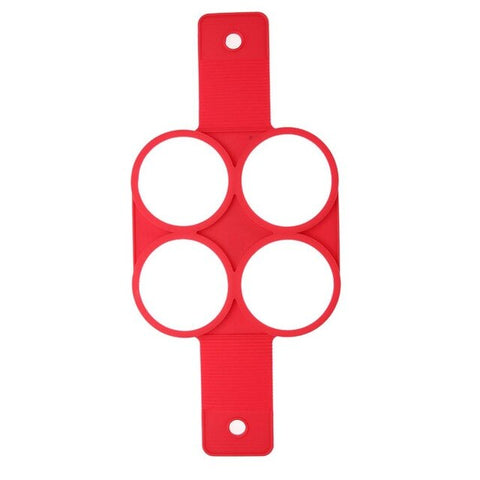 Image of Silicone Pancake Maker Egg Ring Maker Nonstick Frying Egg Mold Round/Square/Heart/Flower Shape Pancake Mold DIY Cooking Tool Hot