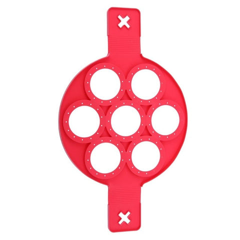 Image of Silicone Pancake Maker Egg Ring Maker Nonstick Frying Egg Mold Round/Square/Heart/Flower Shape Pancake Mold DIY Cooking Tool Hot