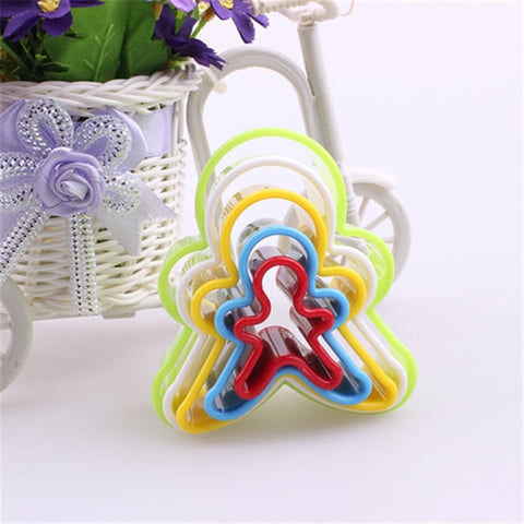 Image of 5pcs/6pcs/Set  Cookie Cutter Cake Mold Biscuit Fondant DIY Cake Kitchen Cooking Kitchen Baking Tools Cake Cookie Mold Biscuit