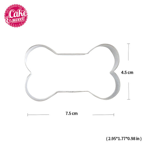 Image of Christmas Cookie Cutters Stainless Steel Cute Animal Candy Shape Biscuit Mold DIY Fondant Pastry Decorating Baking Cooking Tools