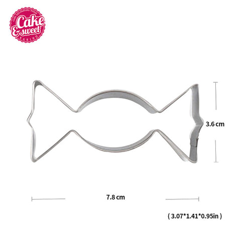 Image of Christmas Cookie Cutters Stainless Steel Cute Animal Candy Shape Biscuit Mold DIY Fondant Pastry Decorating Baking Cooking Tools