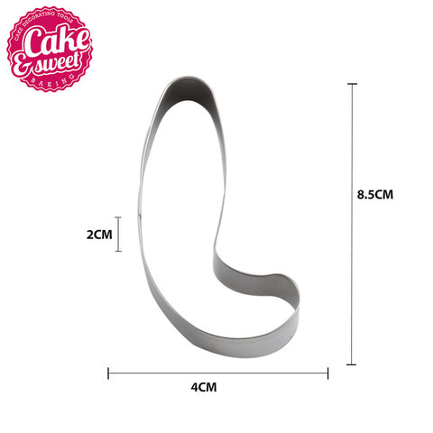 Image of Christmas Cookie Cutters Stainless Steel Cute Animal Candy Shape Biscuit Mold DIY Fondant Pastry Decorating Baking Cooking Tools