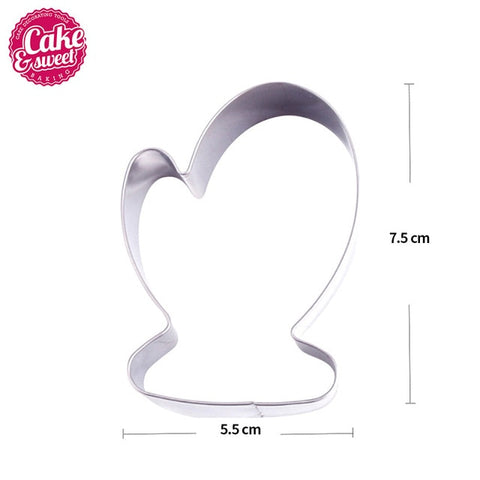Image of Christmas Cookie Cutters Stainless Steel Cute Animal Candy Shape Biscuit Mold DIY Fondant Pastry Decorating Baking Cooking Tools