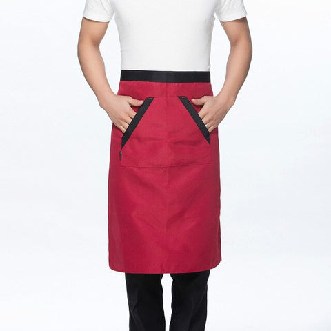 Image of Chef Jacket Short Sleeve Food Service Cooking Uniform Restaurant Kitchen Hotel Barbershop Sushi Costume Cafe Bakery Work Clothes